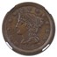 1854 Large Cent MS-64 NGC (Brown)