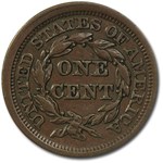 1854 Large Cent XF