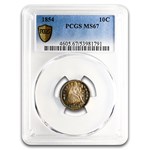 1854 Liberty Seated Dime MS-67 PCGS (Arrows)