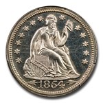 1854 Liberty Seated Dime PR-64 Cameo CACG (Arrows)