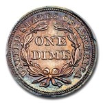 1854 Liberty Seated Dime PR-65 PCGS CAC (Arrows)