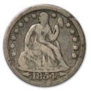 1854 Liberty Seated Dime w/Arrows VG