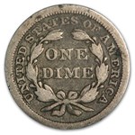 1854 Liberty Seated Dime w/Arrows VG
