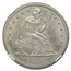 1854 Liberty Seated Dollar MS-62 NGC