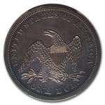 1854 Liberty Seated Dollar PR-64 Cameo PCGS