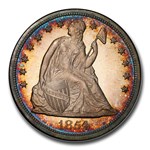 1854 Liberty Seated Dollar PR-65 Cameo PCGS
