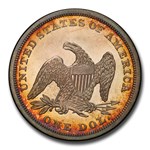1854 Liberty Seated Dollar PR-65 Cameo PCGS