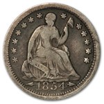1854 Liberty Seated Half Dime Fine