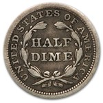 1854 Liberty Seated Half Dime Fine