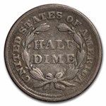 1854 Liberty Seated Half Dime VG