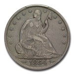 1854 Liberty Seated Half Dollar VF-25 PCGS