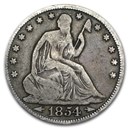1854 Liberty Seated Half Dollar w/Arrows Good