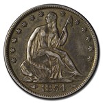 1854 Liberty Seated Half Dollar w/Arrows XF