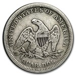 1854 Liberty Seated Quarter Fine