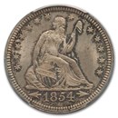 1854 Liberty Seated Quarter MS-65+ PCGS CAC (Arrows)