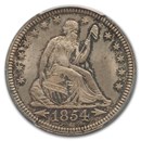 1854 Liberty Seated Quarter MS-65+ PCGS CAC (Arrows) 1854 Liberty Seated Quarter MS-65+ PCGS CAC (Arrows)