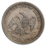 1854 Liberty Seated Quarter XF w/Arrows