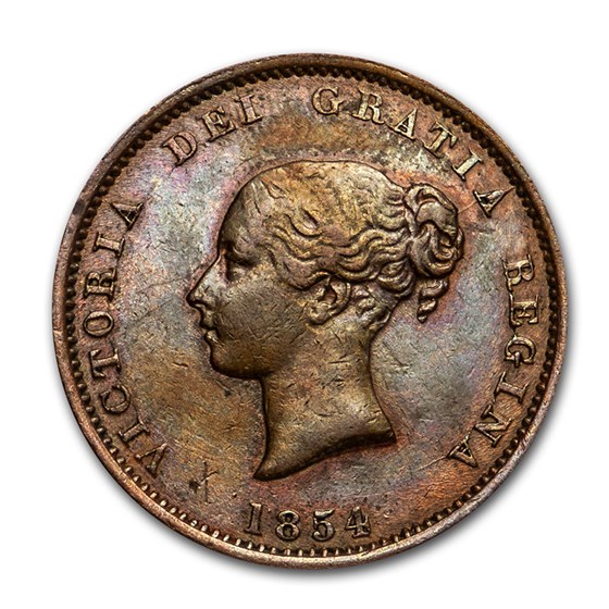 1854 New Brunswick Copper Half Penny Token XF 1854 New Brunswick Copper Half Penny Token XF