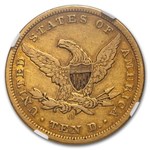 1854-O $10 Liberty Gold Eagle XF-40 NGC CAC (Large Date)