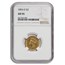 1854-O $3 Gold Princess AU-55 NGC