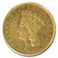 1854-O $3 Gold Princess VF-30 PCGS