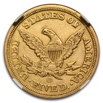 1854-O $5 Liberty Gold Half Eagle XF-45 NGC