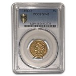 1854-O $5 Liberty Gold Half Eagle XF-45 PCGS