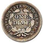 1854-O Liberty Seated Dime w/Arrows Fine