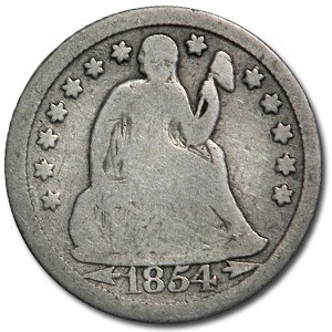 1854-O Liberty Seated Dime w/Arrows Good 1854-O Liberty Seated Dime w/Arrows Good
