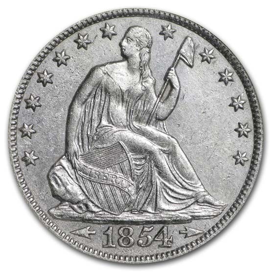 1854-O Liberty Seated Half Arrows NGC (SS-Republic, Book display) 1854-O Liberty Seated Half Arrows NGC (SS-Republic, Book display)