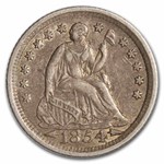 1854-O Liberty Seated Half Dime XF