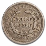 1854-O Liberty Seated Half Dime XF