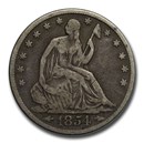 1854-O Liberty Seated Half Dollar Fine