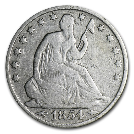 1854-O Liberty Seated Half Dollar VG