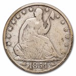 1854-O Liberty Seated Half Dollar VG