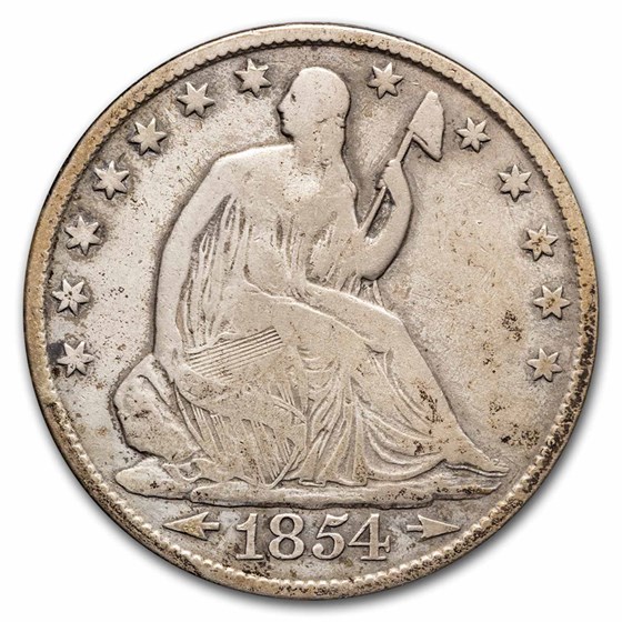 1854-O Liberty Seated Half Dollar VG 1854-O Liberty Seated Half Dollar VG