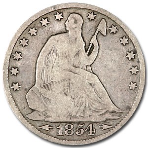 1854-O Liberty Seated Half Dollar w/Arrows Good 1854-O Liberty Seated Half Dollar w/Arrows Good