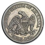 1854-O Liberty Seated Quarter VF