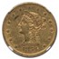 1854-S $10 Liberty Gold Eagle AU-58 NGC