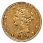 1854-S $10 Liberty Gold Eagle VF-30 PCGS