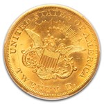 1854-S $20 Liberty Gold Double Eagle MS-62 PCGS