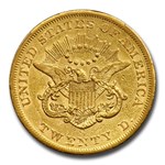 1854-S $20 Liberty Gold Double Eagle XF-45 PCGS