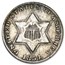 1854 Three Cent Silver VF