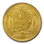 1855 $1 Indian Head Gold Dollar AU-55 PCGS