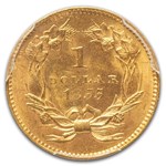 1855 $1 Indian Head Gold Type 2 MS-64 PCGS