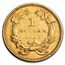 1855 $1 Indian Head Gold Type 2 XF