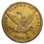 1855 $10 Liberty Gold Eagle XF