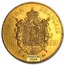 1855-1859 France Gold 100 Francs Napoleon III AU