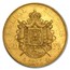 1855-1859 France Gold 50 Francs Napoleon III Avg Circ