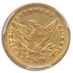 1855 $2.50 Liberty Gold Quarter Eagle AU-50 PCGS